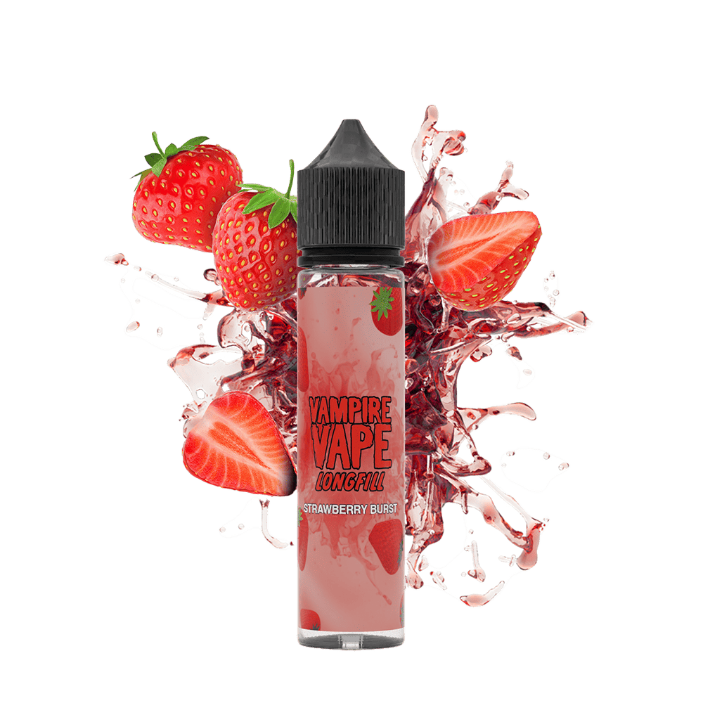 Vampire Vape Longfill - Strawberry Burst - 10ml Aroma in 60ml Flasche