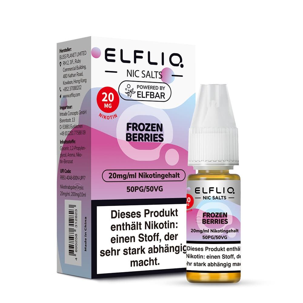 Elfliq by Elfbar Nikotinsalz - Frozen Berries - Liquid 20mg 10ml