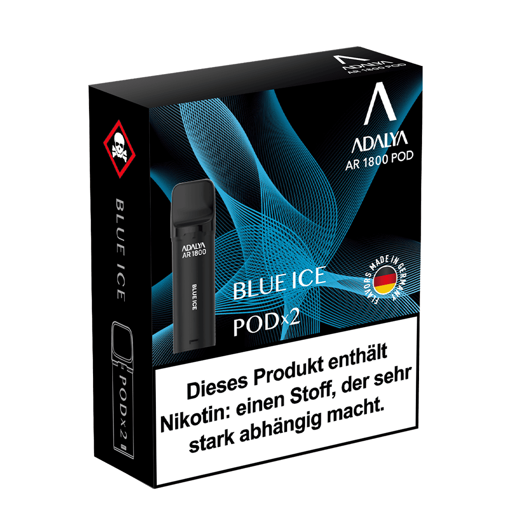 2x Adalya AR1800 - Blue Ice - 20mg Nikotinsalz 2ml