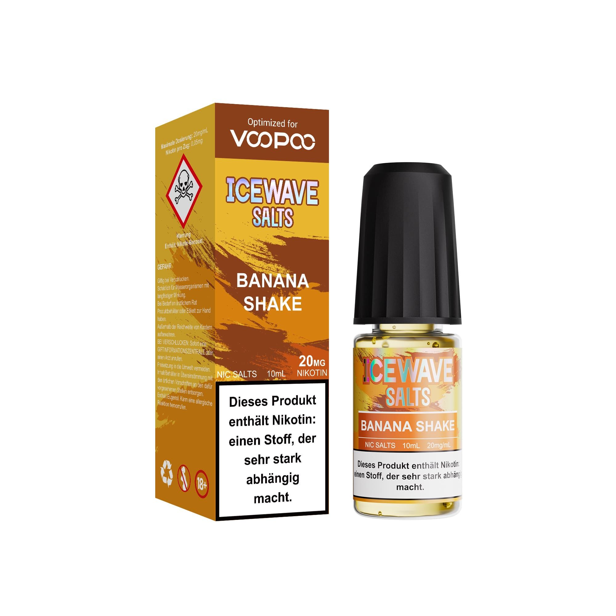 Icewave Nikotinsalz - Banana Shake - 10ml Liquid 20mg