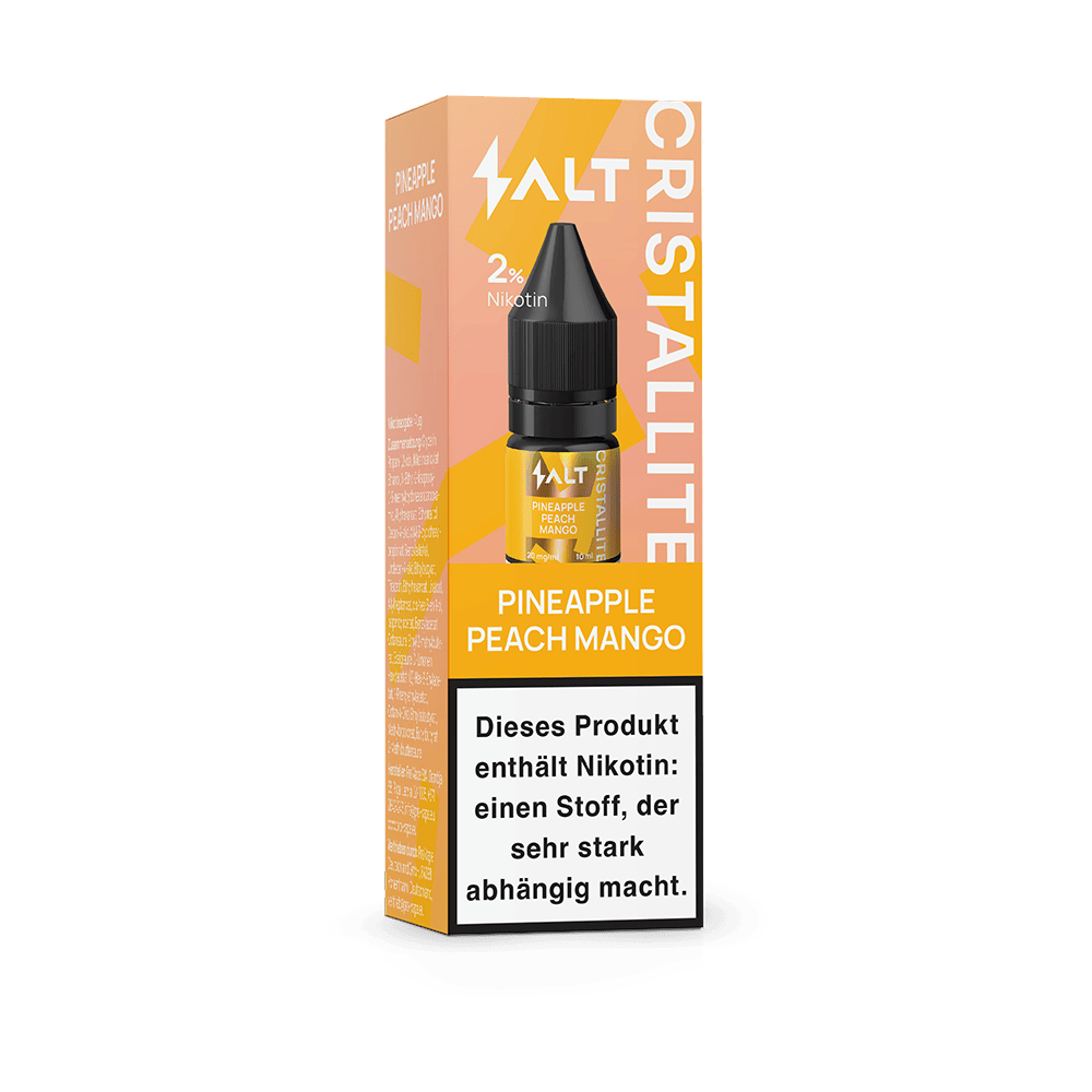 SALT Cristallite Nikotinsalz - Pineapple Peach Mango - 10ml Liquid 20mg