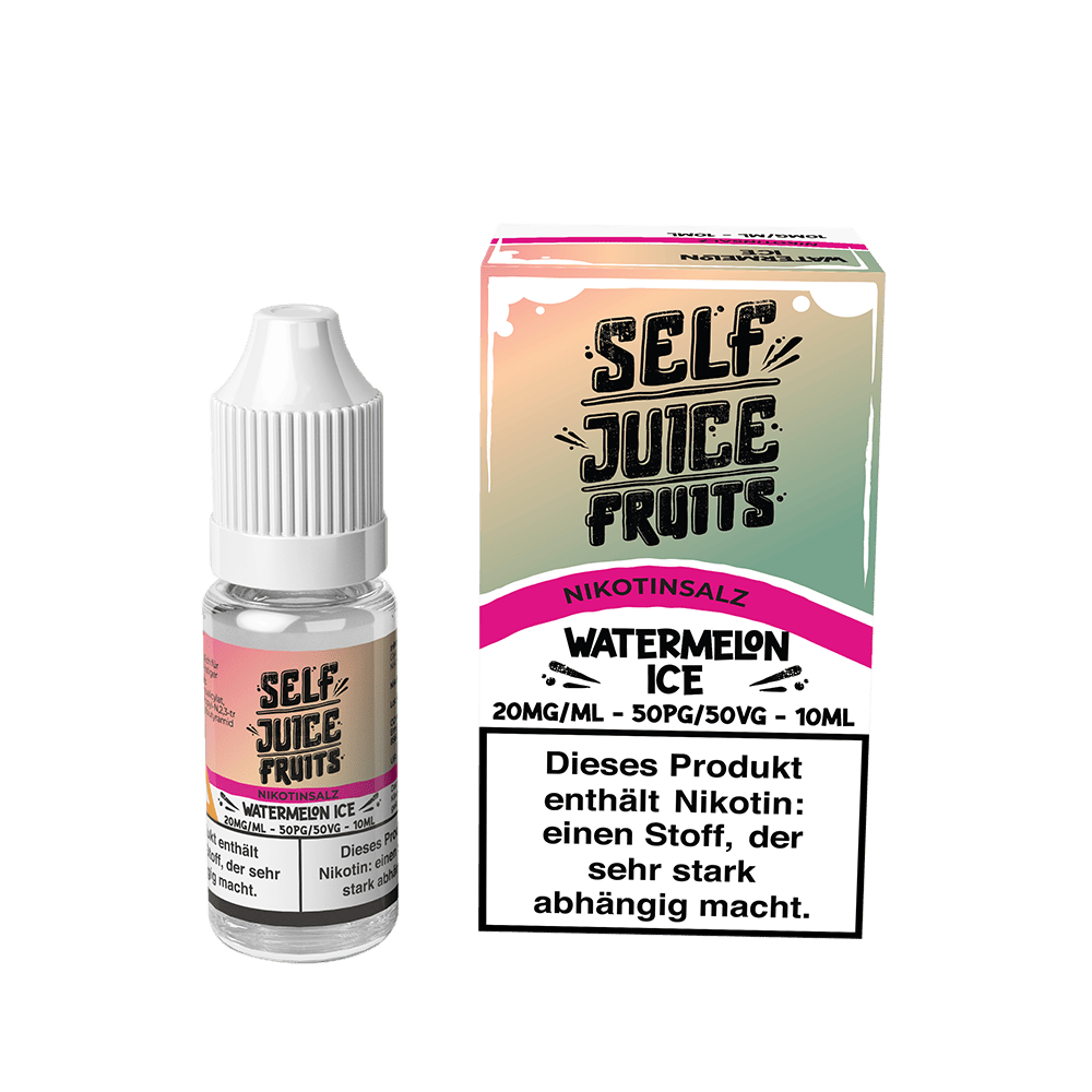 Self Juice Nikotinsalz - Watermelon Ice - 10ml Liquid 20mg Self Juice Nikotinsalz - Watermelon Ice - 10ml Liquid 20mg