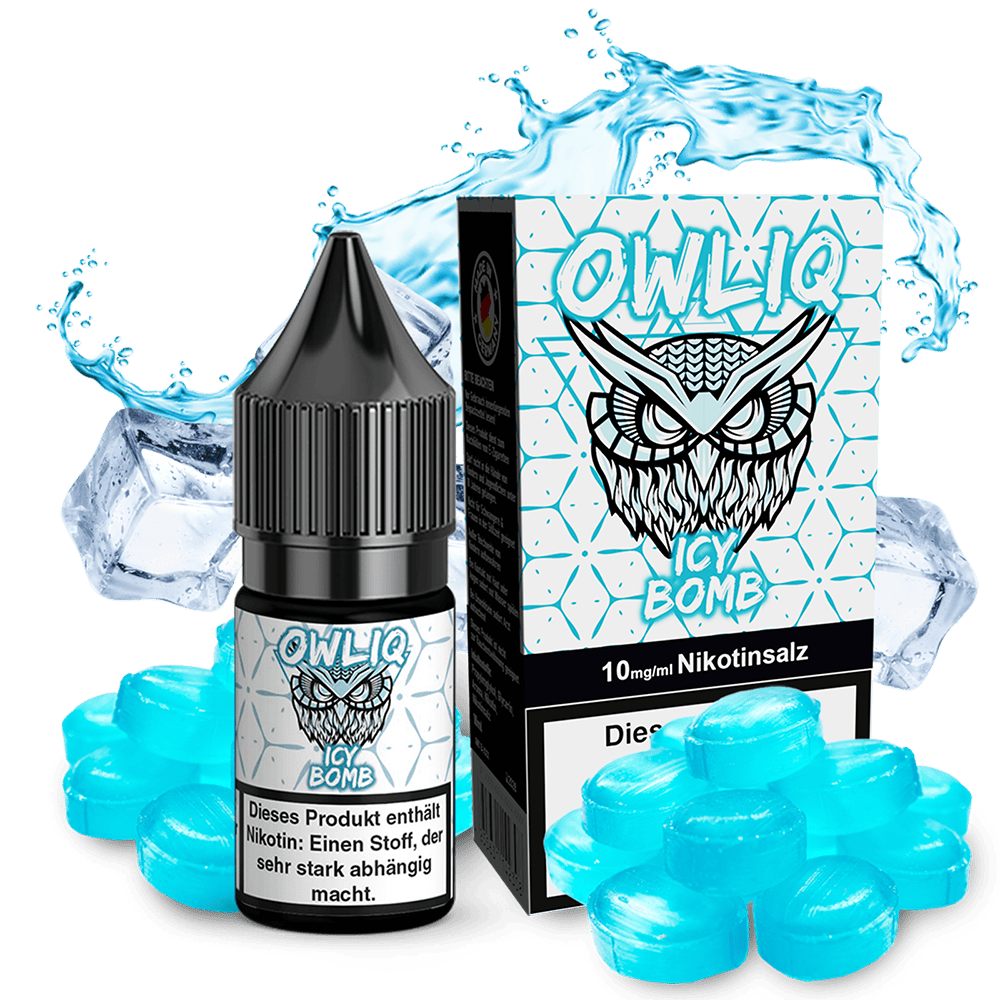 OWLIQ Nikotinsalz - ICY Bomb - 10ml Liquid 10mg