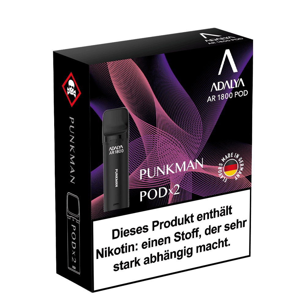 2x Adalya AR1800 - Punkman - 20mg Nikotinsalz 2ml