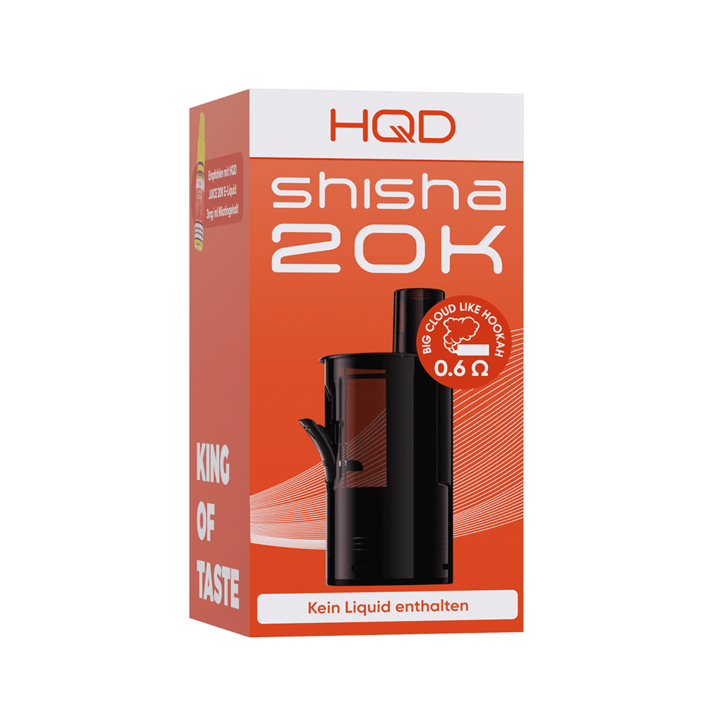HQD Shisha 20K Refillable Pod 0,6 Ohm 10ml