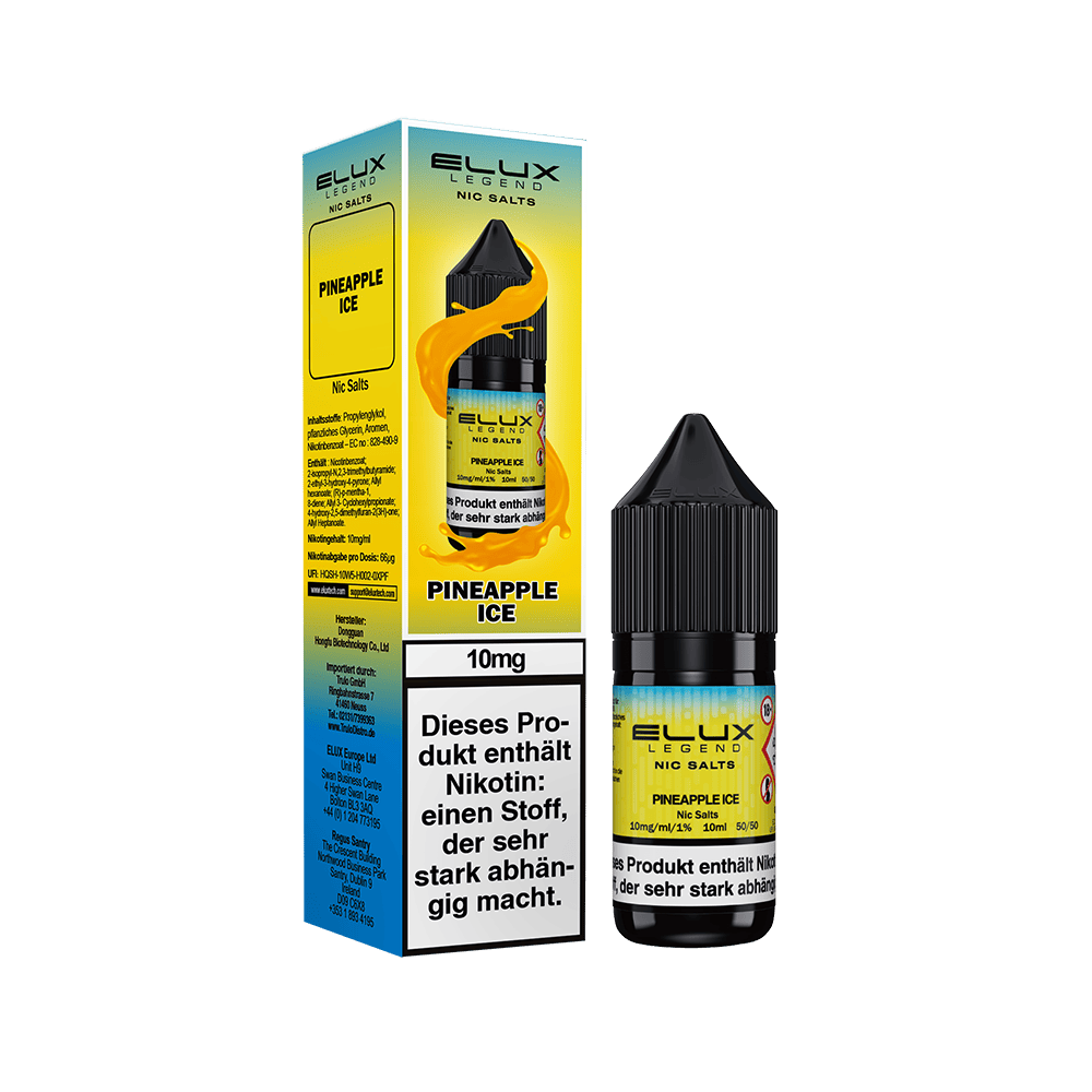 Elux Nikotinsalz - Pineapple Ice - Liquid 10mg 10ml