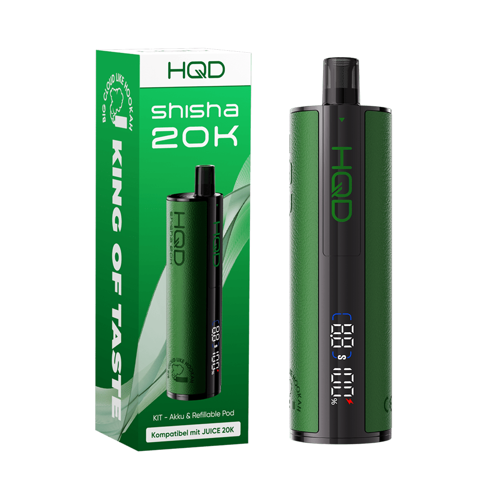 HQD Shisha 20K Refillable Pod Kit - Green