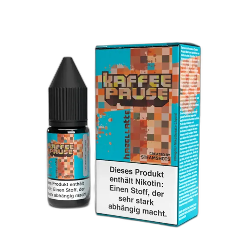 Kaffeepause Nikotinsalz - Hazellatte - 10ml Liquid 20mg