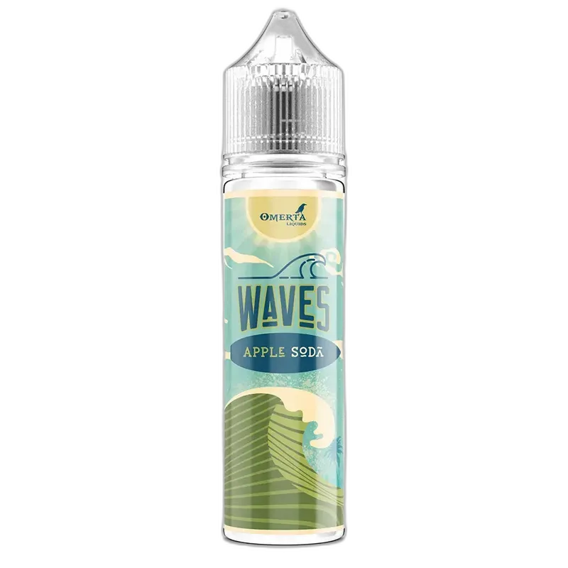 Omerta Aroma Longfill - Waves Apple Soda - 10ml in 60ml Flasche