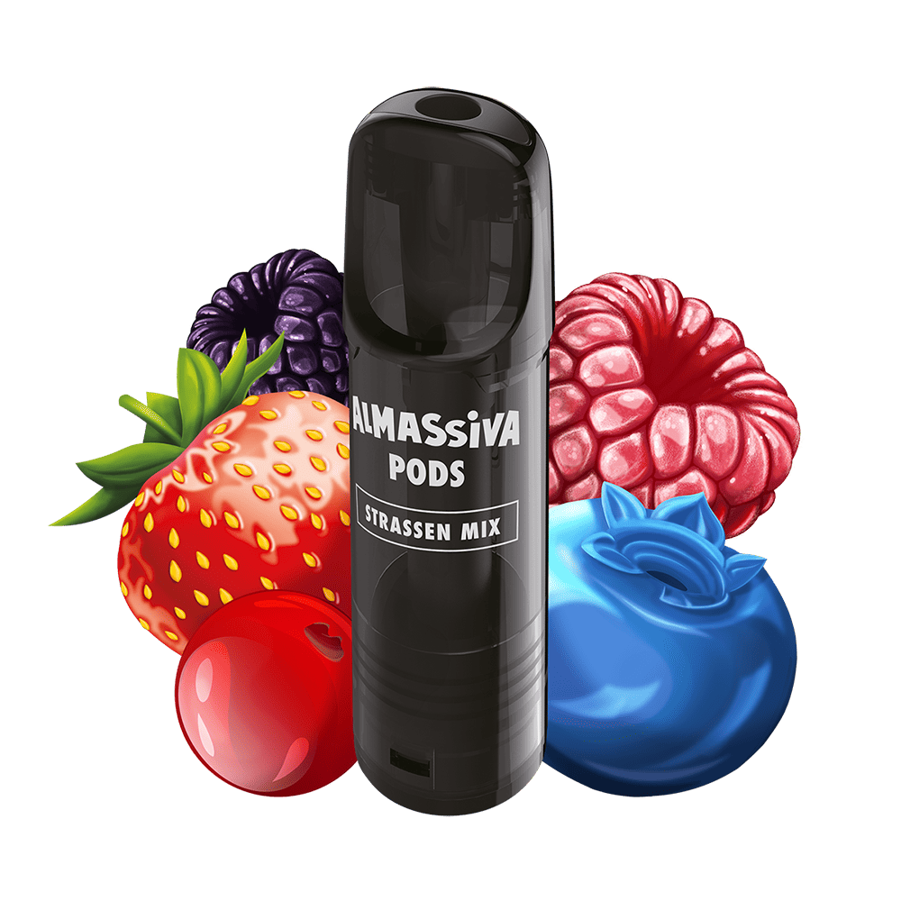 2x Almassiva Einweg Pod - Strassen Mix - 17mg 2ml