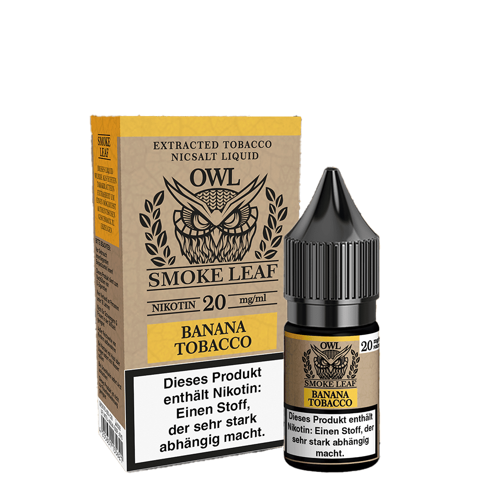 OWL Smoke Leaf Nikotinsalz - Banana Tobacco - 10ml Liquid 20mg