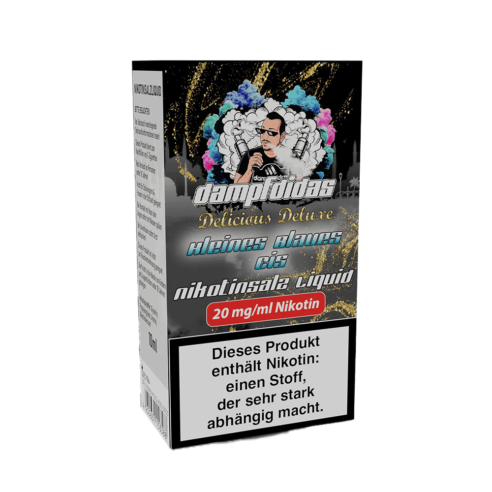 Dampfdidas Nikotinsalz - Kleines Blaues Eis - 10ml Liquid 20mg