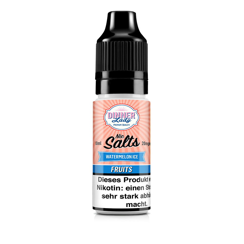 Dinner Lady Nikotinsalz - Watermelon Ice - 50/50 10ml Liquid 20mg