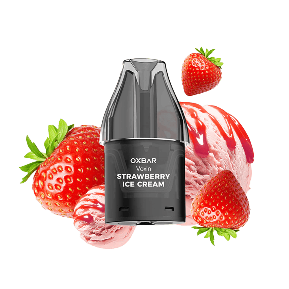 Oxbar Voxin Einweg Pod - Strawberry Ice Cream - 20mg Nikotinsalz 2ml