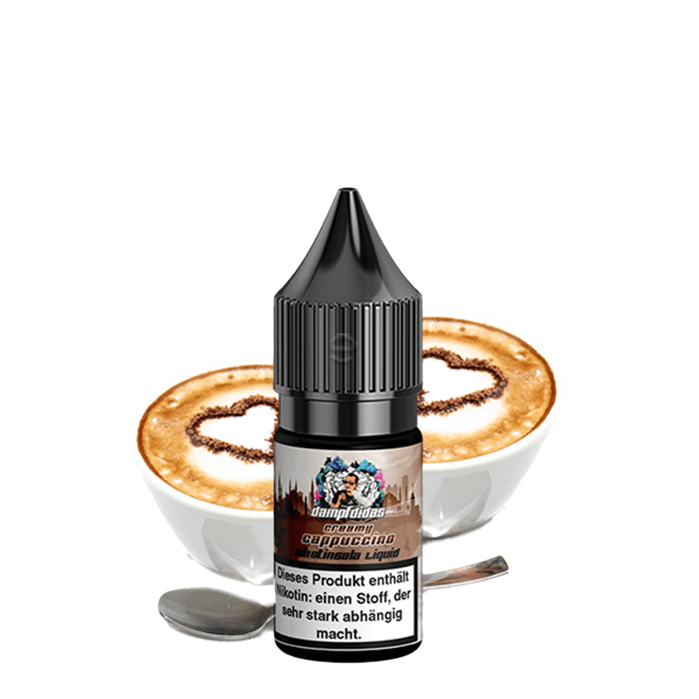 Dampfdidas Nikotinsalz - Creamy Cappuccino - 10ml Liquid 20mg