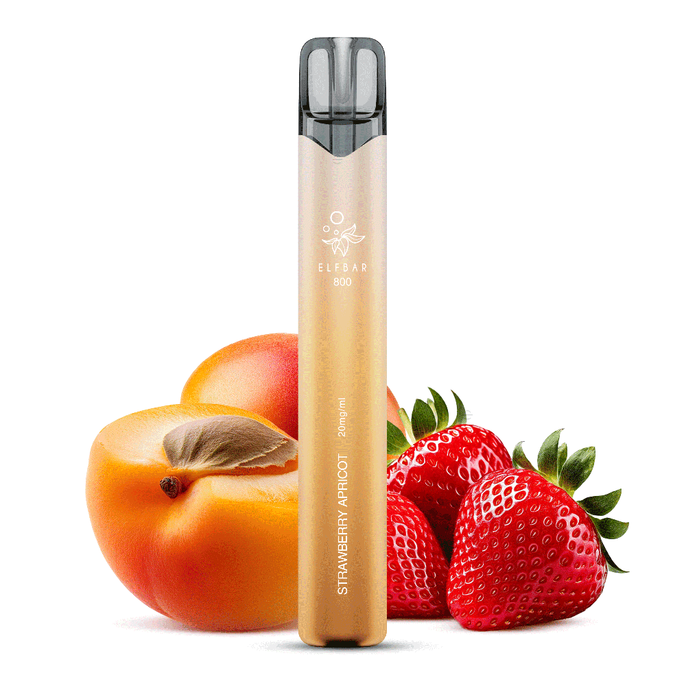Elfbar 800 Einweg E-Zigarette - Strawberry Apricot - 20mg Elfbar 800 Einweg E-Zigarette - Strawberry Apricot - 20mg