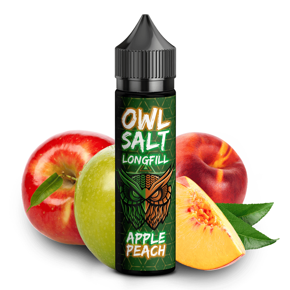 OWL Salt Aroma Longfill - Apple Peach - 10ml in 60ml Flasche