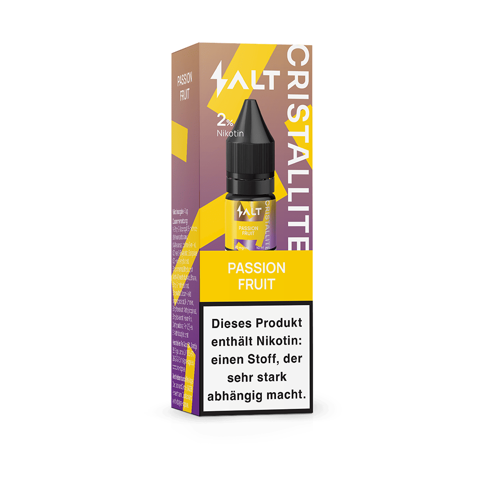 SALT Cristallite Nikotinsalz - Passion Fruit - 10ml Liquid 20mg