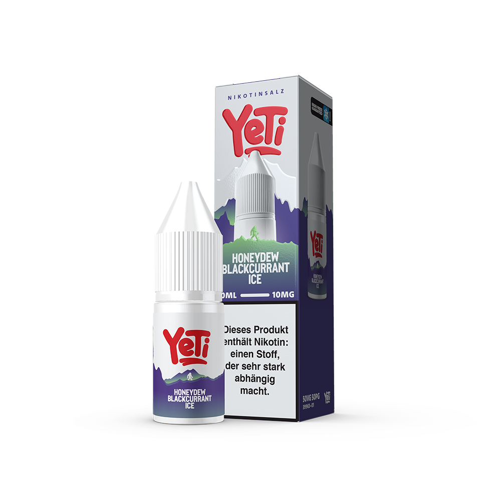 Yeti Summit Nikotinsalz - Honeydew Blackcurrant Ice - Overdosed 10ml Liquid 10mg