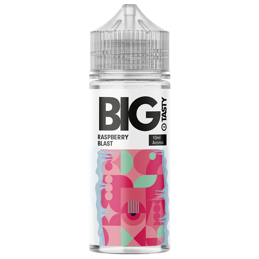 Big Tasty Longfill - Raspberry Blast - 10ml Aroma in 120ml Flasche