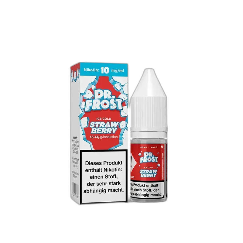 Dr. Frost Nikotinsalz - Ice Cold Strawberry - Liquid 10mg 10ml