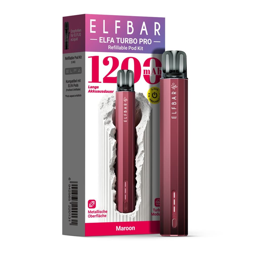 Elfbar Elfa Turbo Pro Kit Maroon