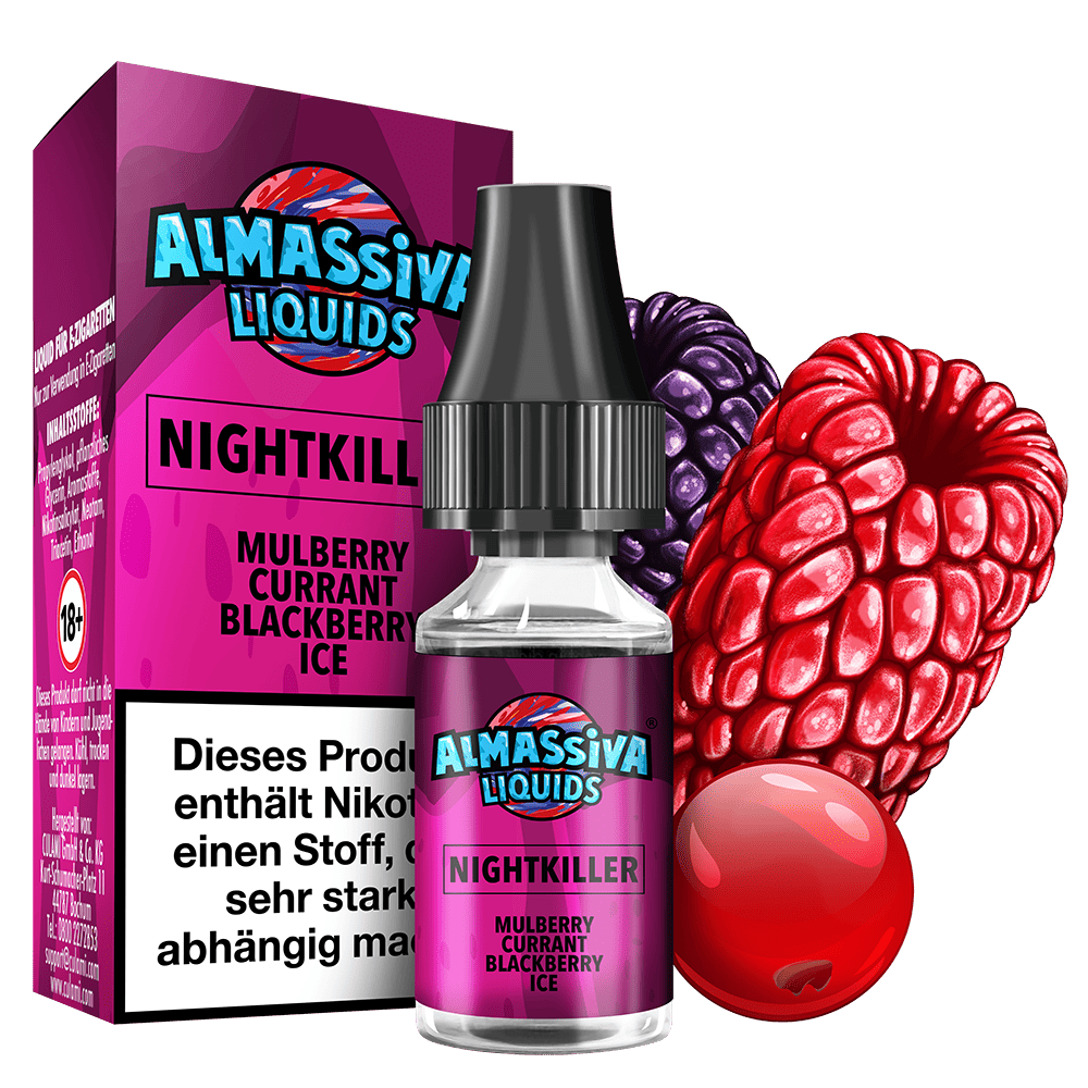 Almassiva Nikotinsalz - Nightkiller - 10ml Liquid 10mg