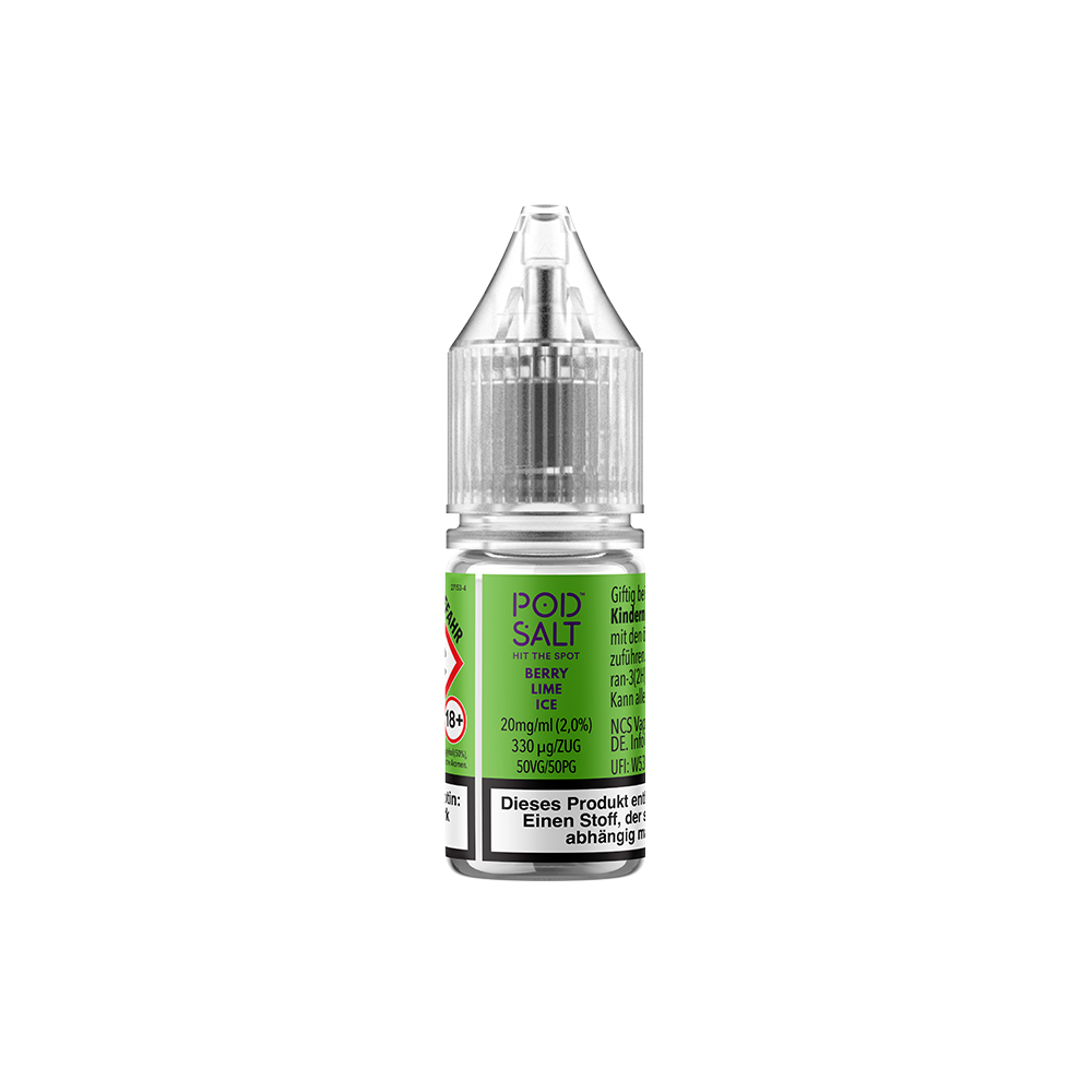 Pod Salt Xtra Nikotinsalz - Berry Lime Ice - Liquid 20mg 10ml