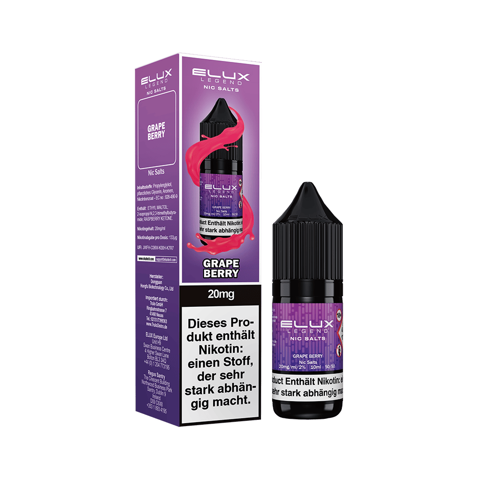 Elux Nikotinsalz - Grape Berry - Liquid 20mg 10ml