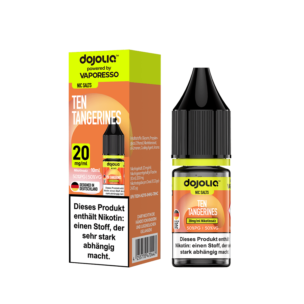 Dojoliq Nikotinsalz - Ten Tangerines - 10ml Liquid 20mg