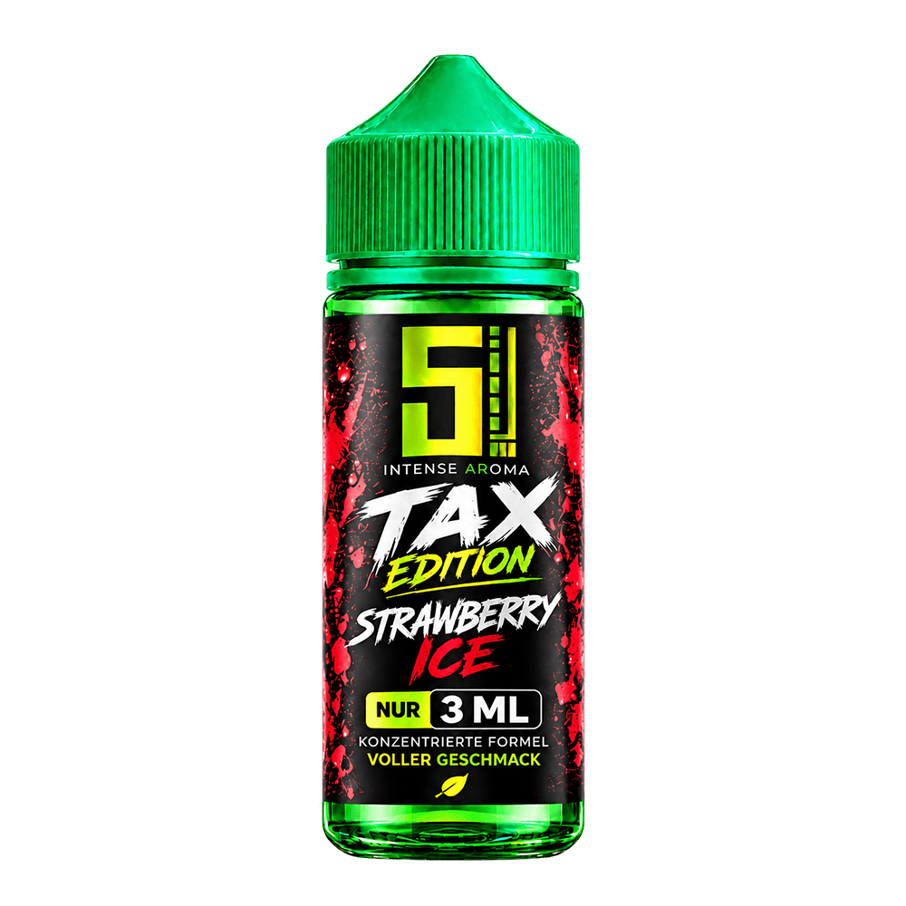 5EL TAX Edition Longfill - Strawberry Ice - 3ml Aroma in 120ml Flasche