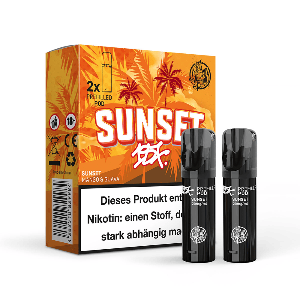 2x 187 Strassenbande Einweg Pod - Sunset - 20mg Nikotinsalz 2ml