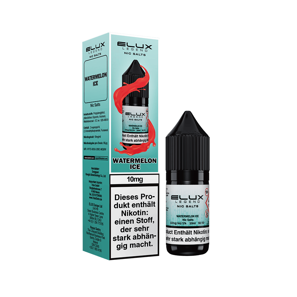 Elux Nikotinsalz - Watermelon Ice - Liquid 10mg 10ml