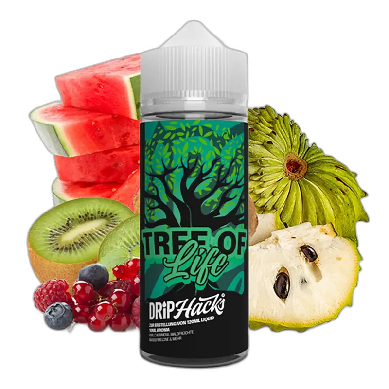 Drip Hacks Longfill - Tree of Life - 10ml Aroma in 120ml Flasche