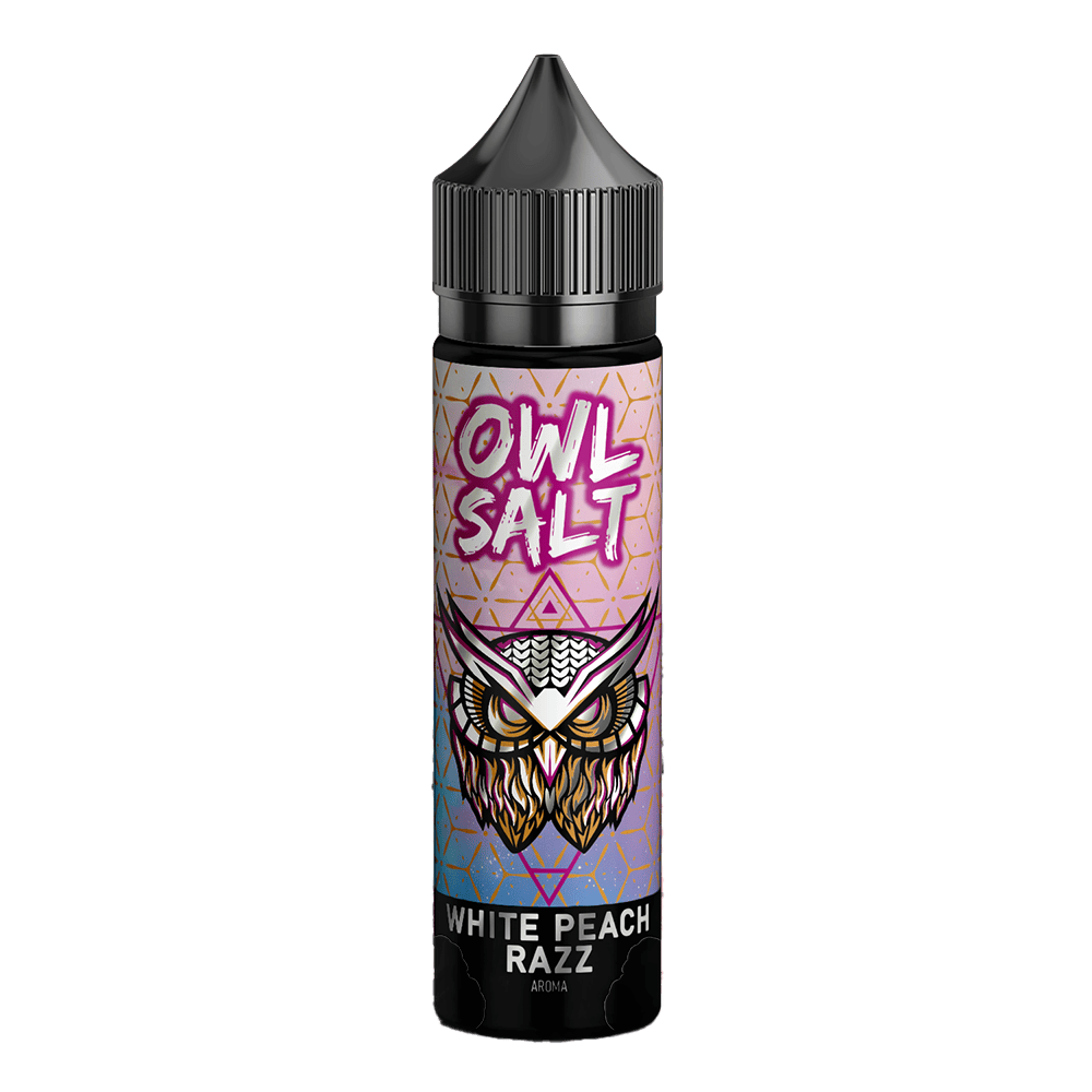OWL Salt Aroma Longfill - White Peach Razz - 10ml in 60ml Flasche