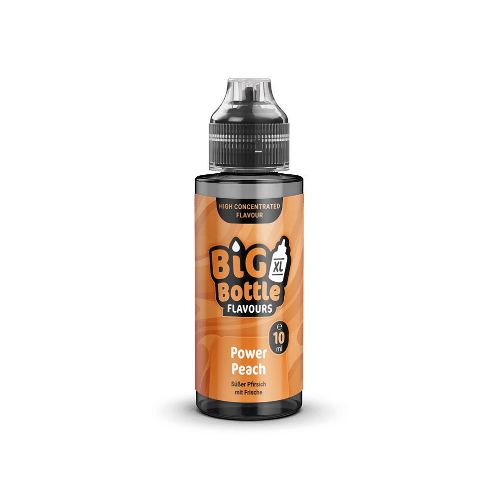 Big Bottle Flavours Longfill - Power Peach - 10ml Aroma in 120ml Flasche