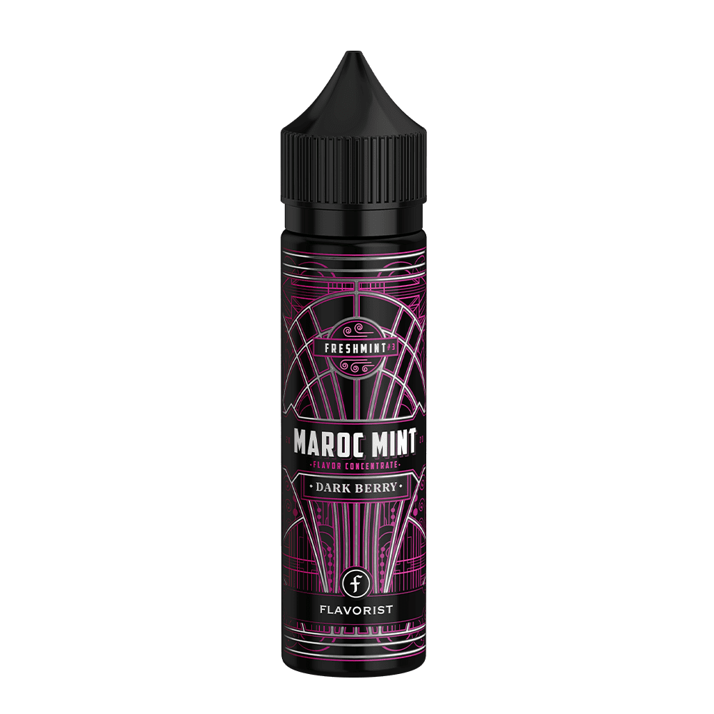 Flavorist Aroma Longfill - Maroc Mint Dark Berry - 10ml Aroma in 60ml Flasche