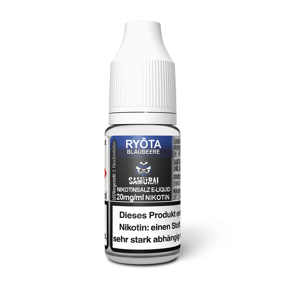 Samurai Nikotinsalz - Ryota Blaubeere - Liquid 20mg 10ml