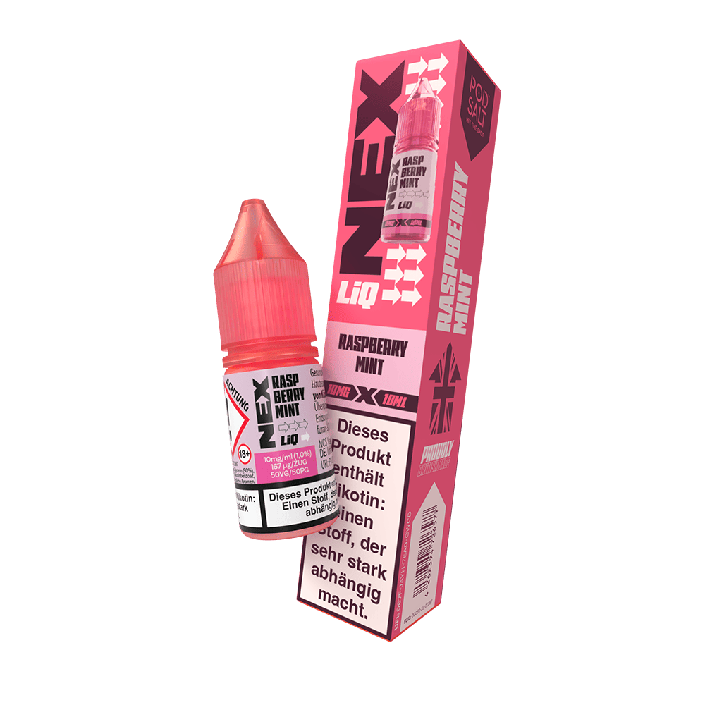 Nex Liq Nikotinsalz - Raspberry Mint - 10mg Liquid 10ml Nex Liq Nikotinsalz - Raspberry Mint - 10mg Liquid 10ml