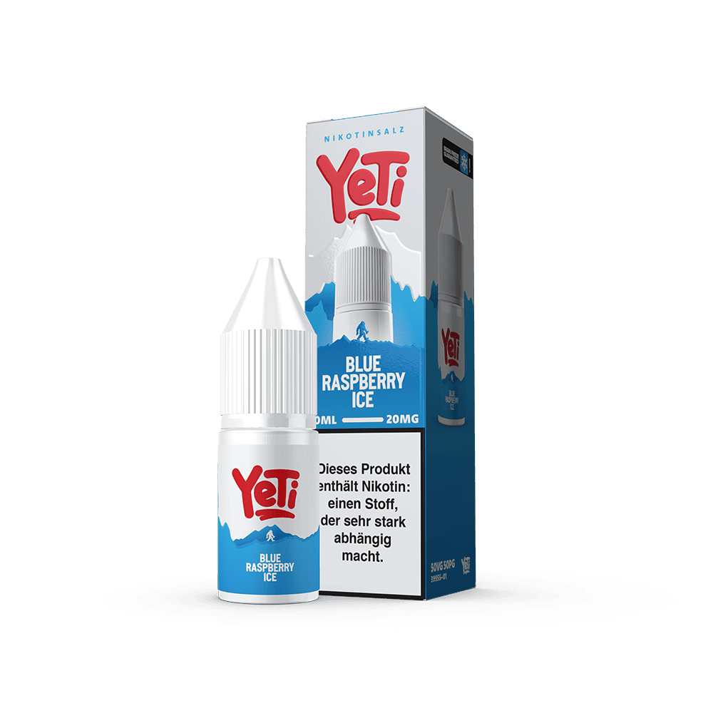 Yeti Summit Nikotinsalz - Blue Raspberry Ice - Overdosed 10ml Liquid 20mg