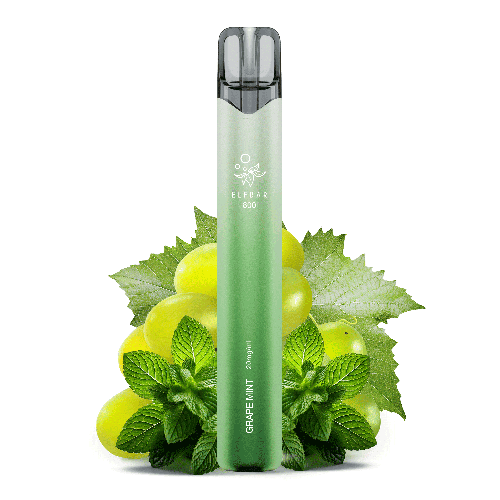 Elfbar 800 Einweg E-Zigarette - Grape Mint - 20mg