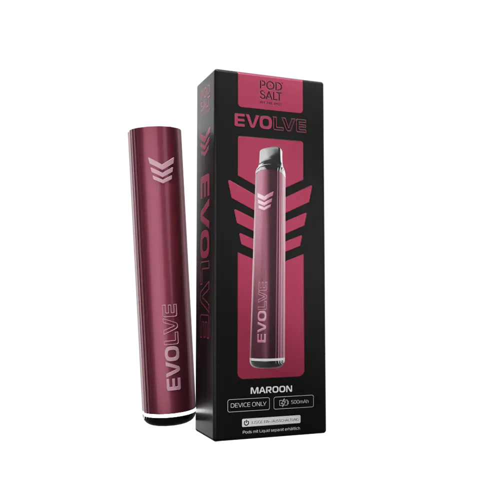 Pod Salt Evolve Stick Maroon Pod Salt Evolve Stick Maroon