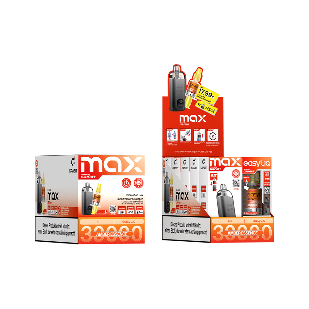 EasyLiQ Promotion Bundle - Amber Essence - 20mg 10ml