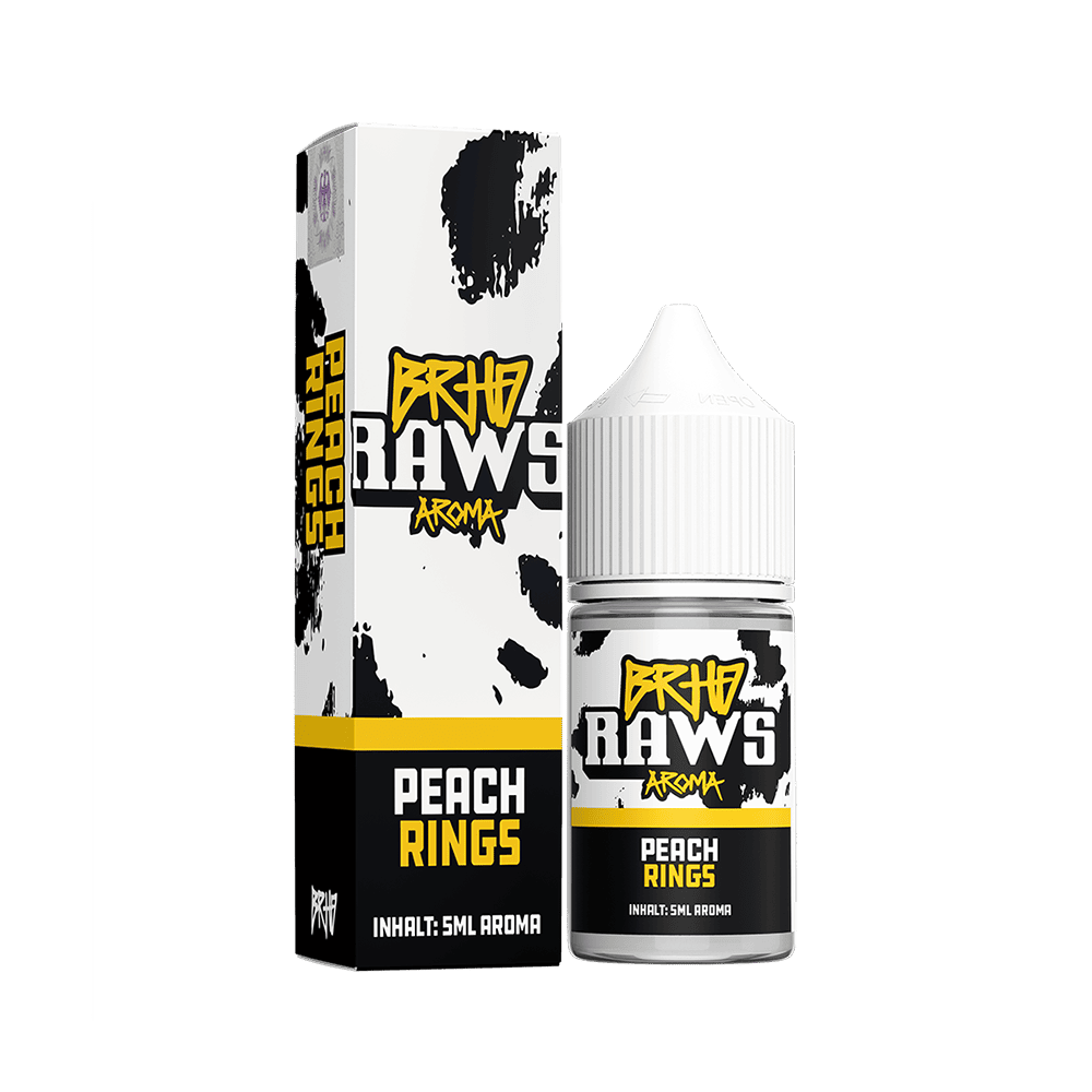 BRHD Barehead Longfill - RAWS Peach Rings - 5ml Aroma in 30ml Flasche BRHD Barehead Longfill - RAWS Peach Rings - 5ml Aroma in 30ml Flasche