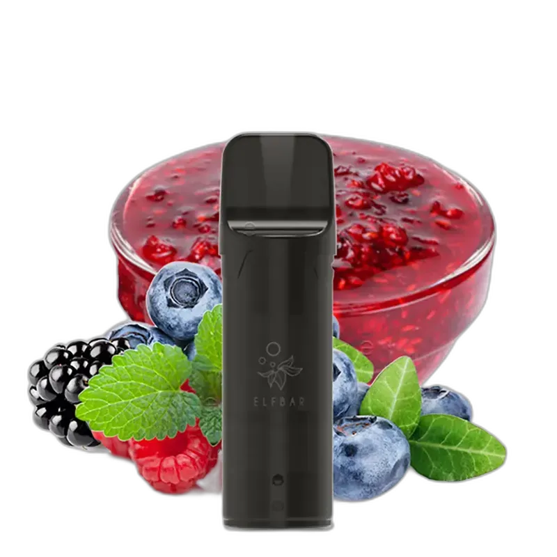 2x Elfbar Elfa Einweg Pod - Blueberry Snoow (Berry Snoow) - 20mg Nikotinsalz 2ml