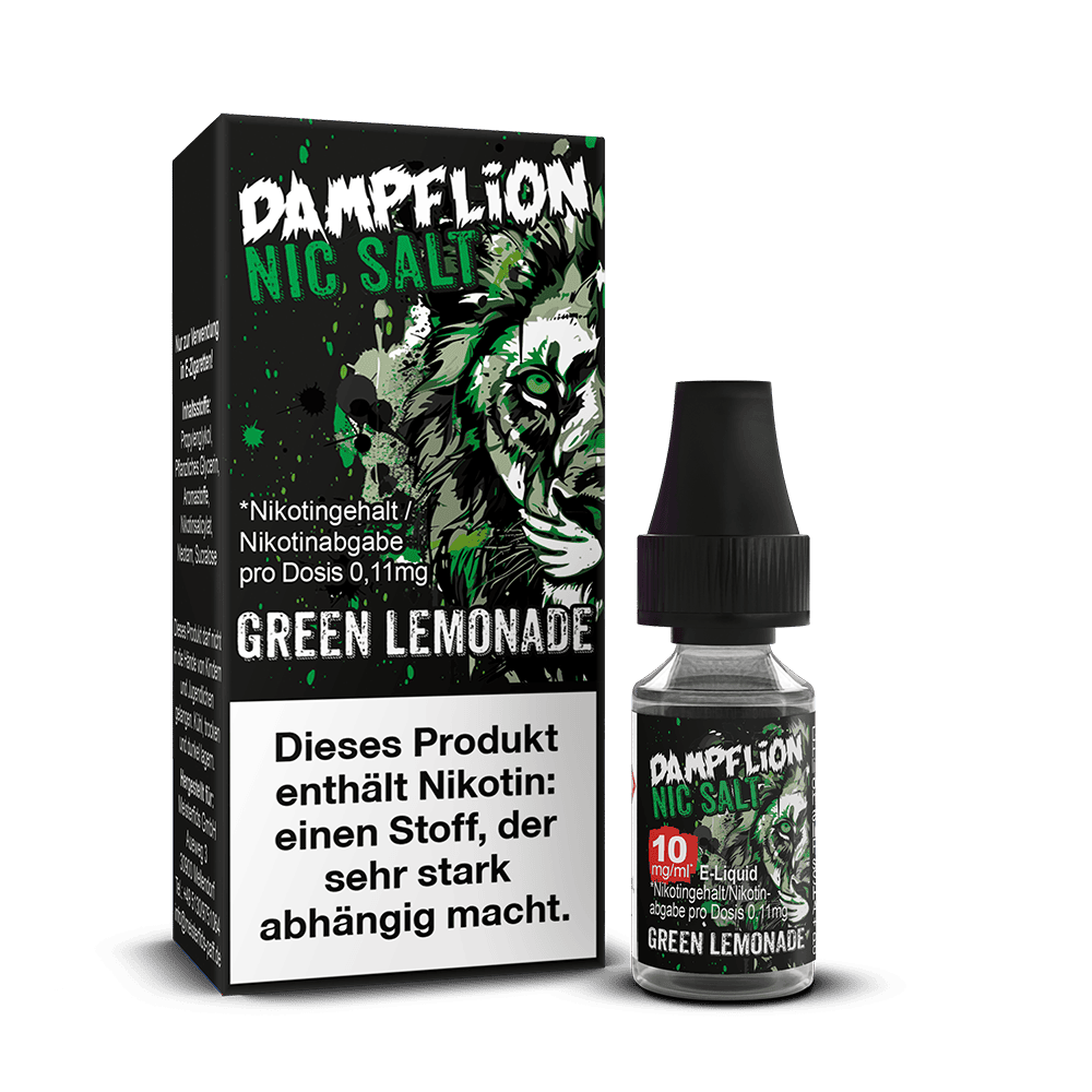 Dampflion Intense Nikotinsalz - Green Lemonade- 10ml Liquid 10mg