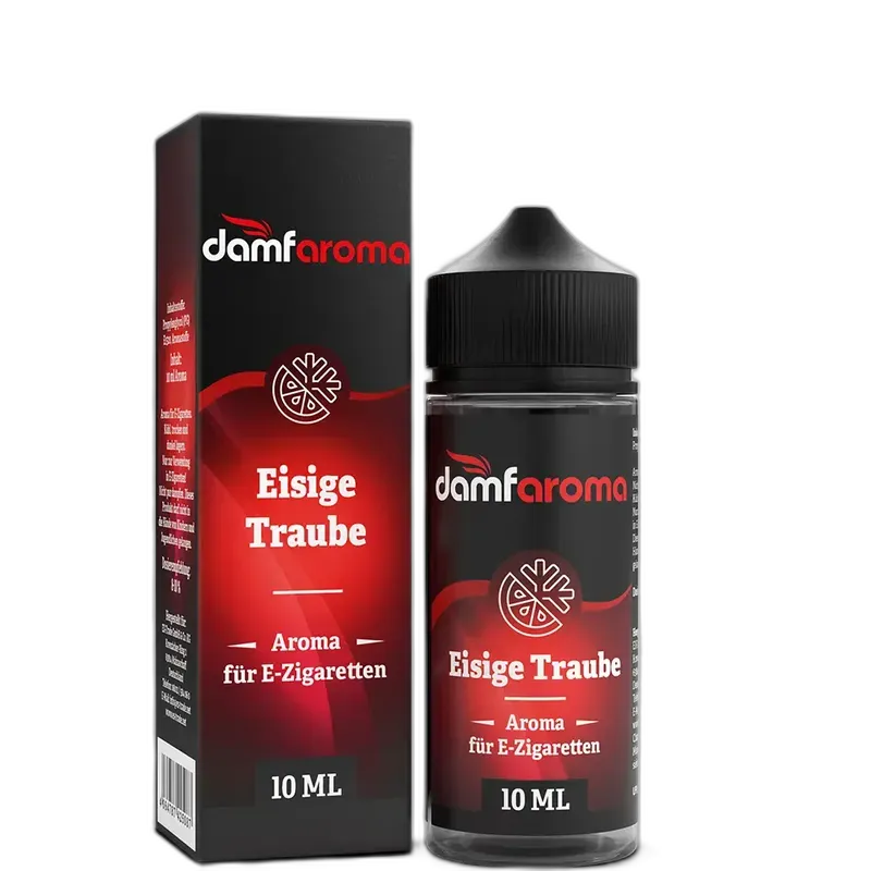 damfaroma Longfill - Eisige Traube - 10ml Aroma in 120ml Flasche