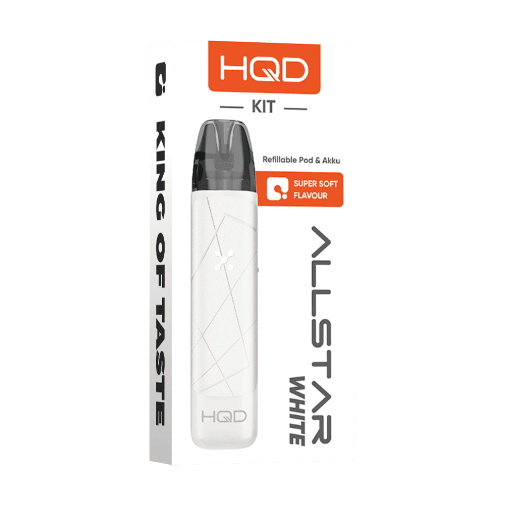 HQD Allstar Lite Refillable Pod Kit - White