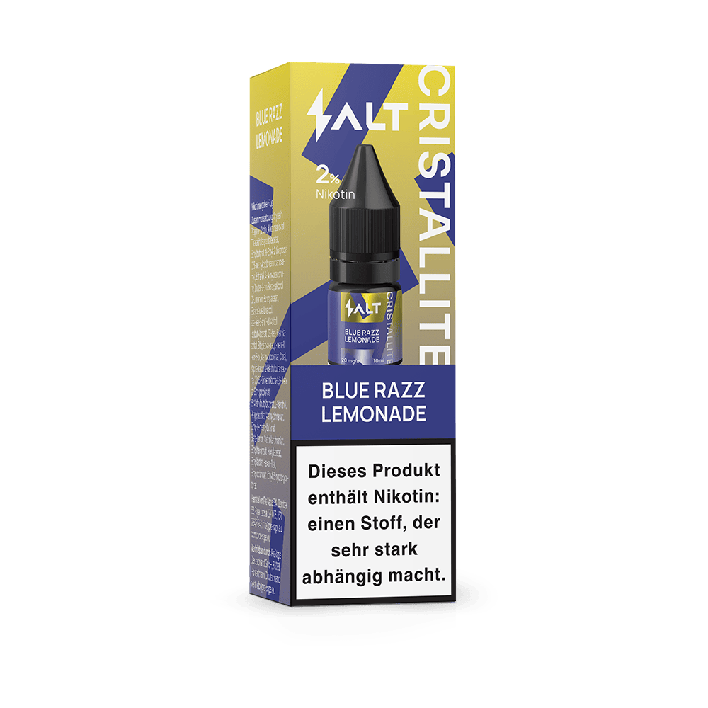 SALT Cristallite Nikotinsalz - Blue Razz Lemonade - 10ml Liquid 20mg