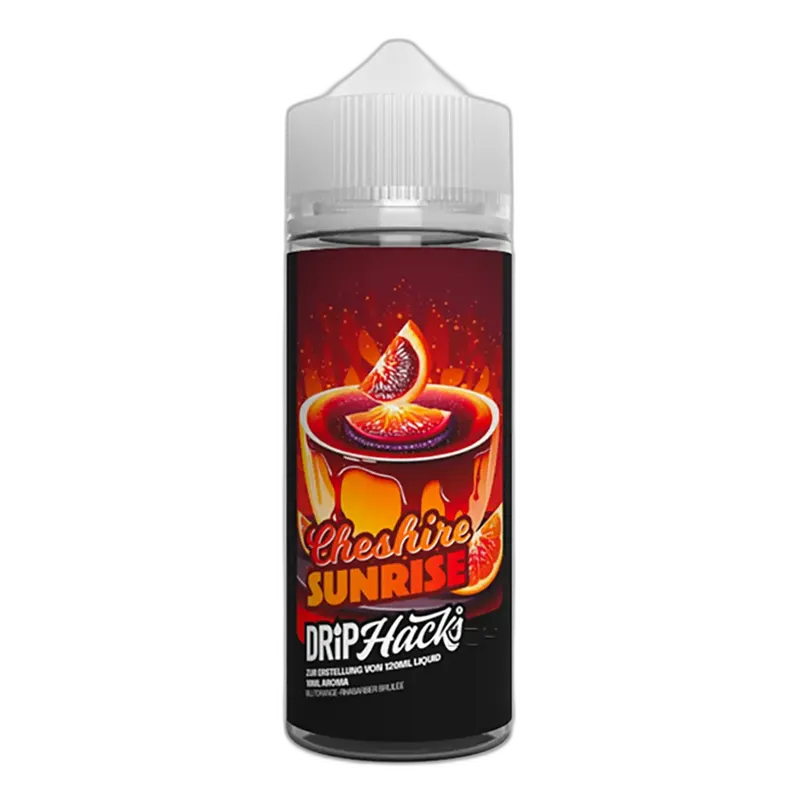 Drip Hacks Longfill - Cheshire Sunrise - 10ml Aroma in 120ml Flasche